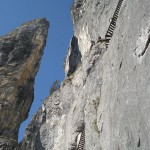 Einstieg zum Klettersteig Einstieg zum Klettersteig